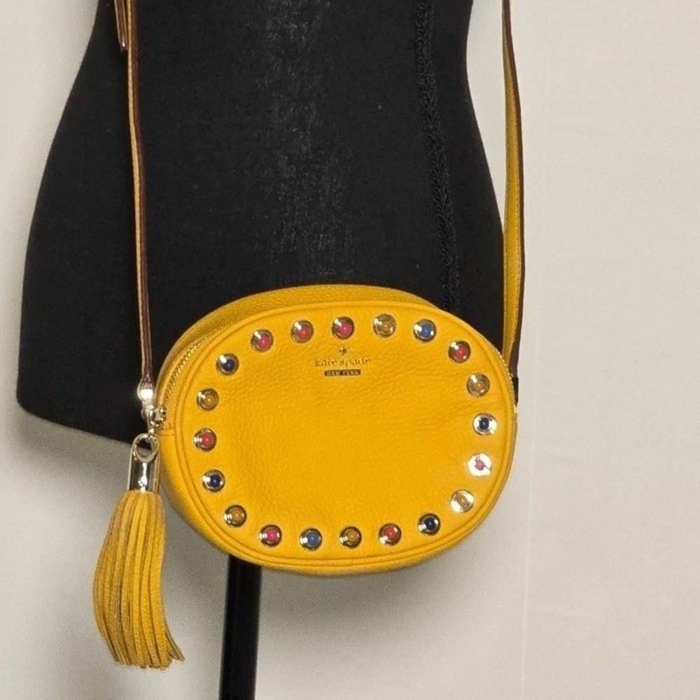 Kate Spade Women's Yellow Devoe Street Tinley Crossbody Small Bag